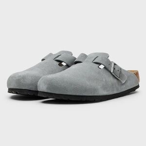 Birkenstock BOSTON Suede Leather in BASALT GRAY
$165 size Uk 45 US 12 preowned